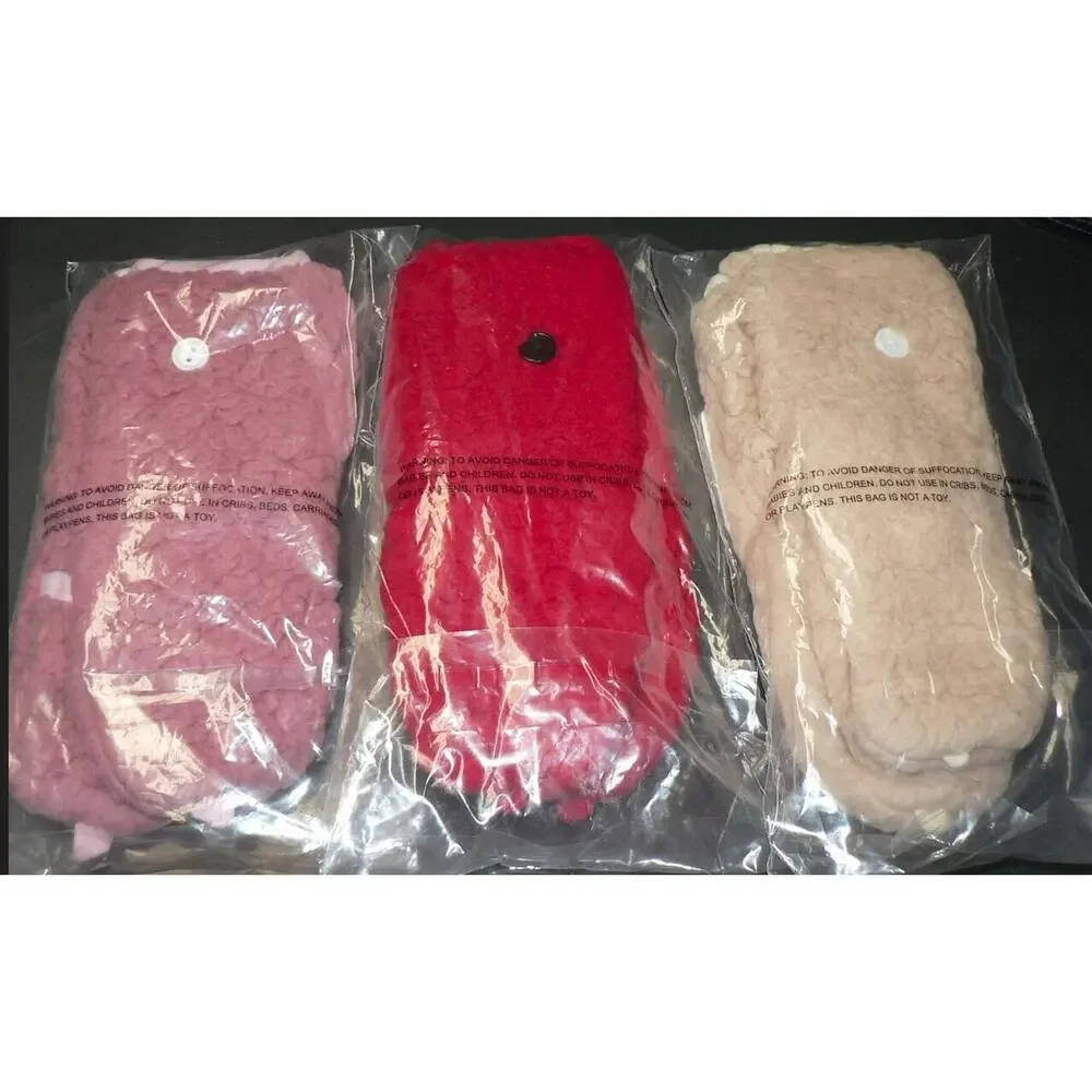 Tucker + Tate Kids Flip Top Mitten‎ Set of 3 Pink/Red/Beige One Size MSRP $45